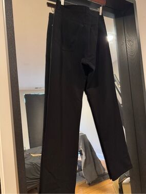 Le Jean De Marithe Francois Girbaud Black Tailored Dress Pants Size 32